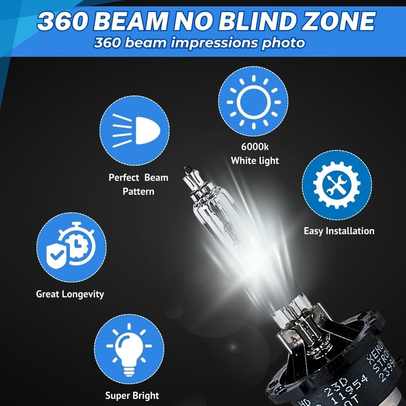 SOCAL-LED LIGHTING 2x D2R HID Bulbs 35W AC Factory Xenon