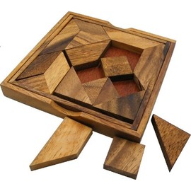 Complex Tangram - Wooden Brainteaser Puzzle