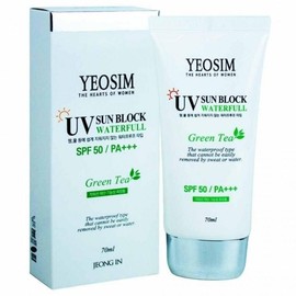 Women's Green Tea Yubi Sunblock SPF50 PA+ 70ml / 여심 그린티 유브이 선블럭 SPF50 PA+ 70ml