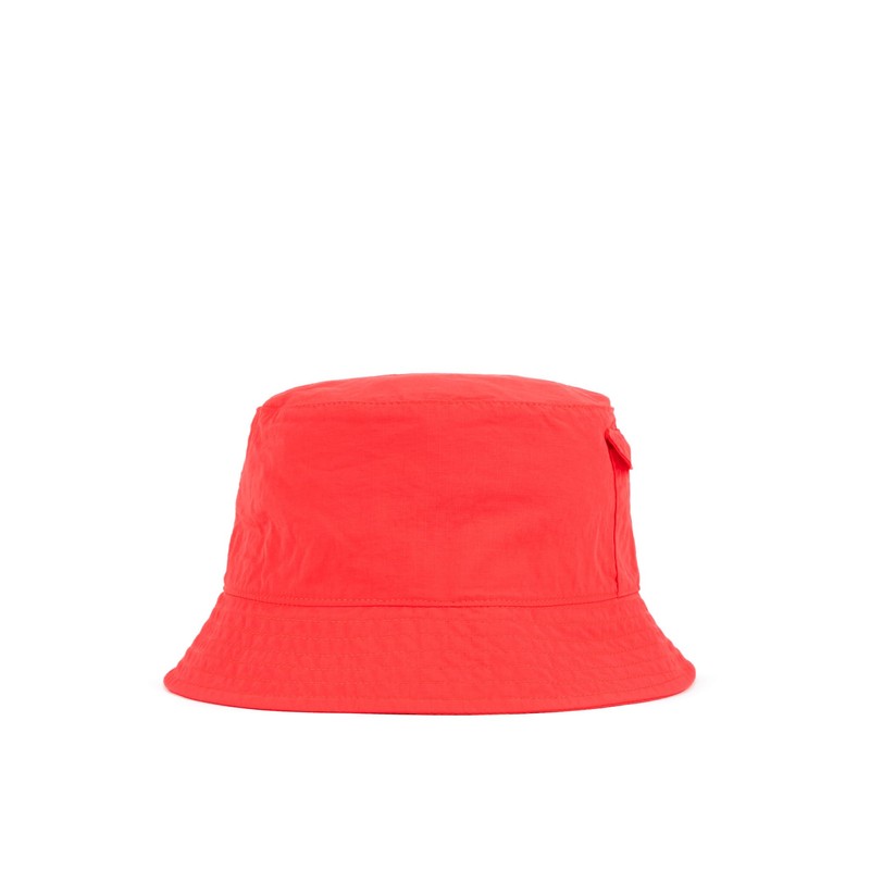 ROKA London Bedford Recycled Nylon Hat with Chin Cord, Poppy
