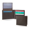 New York Rangers Brown Leather RFID Blocking Passcase Bifold Security