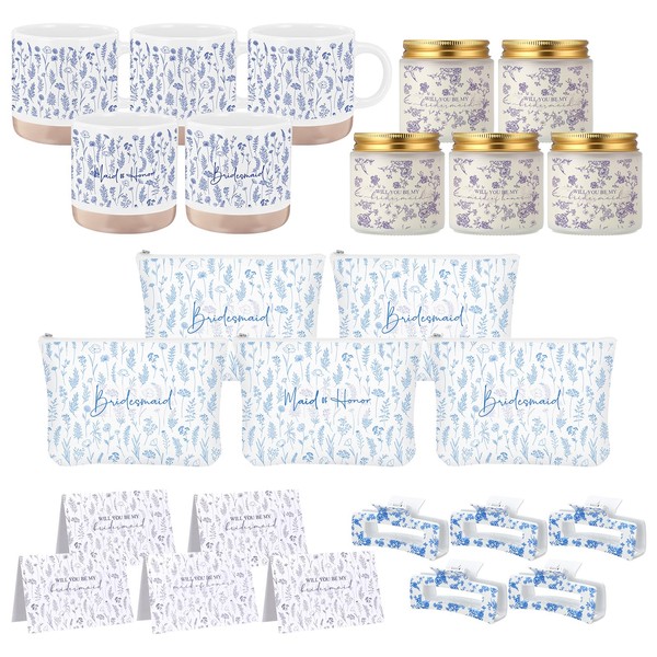 Nuanchu 25 Pcs Bridesmaid Proposal Gifts Maid of Honor Proposal