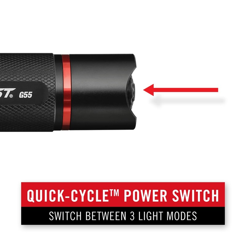 Coast® G55 750 Lumen Focusing LED Flashlight, Batteries Included