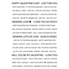 Creative Expressions Wordies-Sentiment Sheets-Be My Valentine, A5