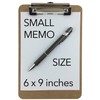 Trade Quest Memo Size 6'' x 9'' Clipboard Low Profile