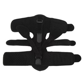 Drop Foot Brace Adjustable Comfortable Universal Foot Drop Orthosis for Ankle Injury Heel Care Black