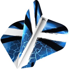Mission Darts Josh Rock 'Blue Rock' Dart Flights | 100 Micron Premium Extra Strong Standard No2 | 10 Sets (F3941)