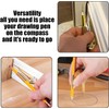 Compass Drawing Scribe Tools for Woodworking, Scribing Compass, for Drawing,