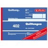 Herlitz 7876147 Receipt Pad 402, A6, 2x40 Pages, Carbonless Copying