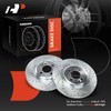 A-Premium 11.57 inch (293.8mm) Front Drilled and Slotted Disc Brake