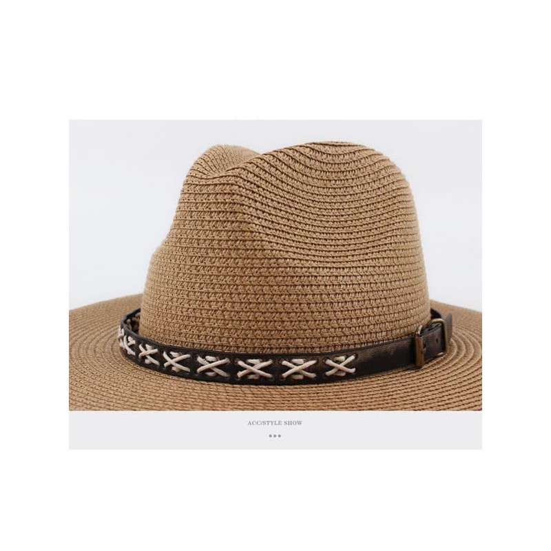 GRNUS Western Hat Band for Men, PU Leather Cowboy Hat