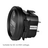 NInE-ROnG NR-HM005DC Hour Meter DC 4.5-90V Round LCD Hour Meter