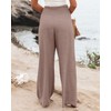 Angerella Women Palazzo Pants with Pockets Summer Boho Wide Leg