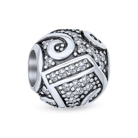 Music Melody Notes Table G Clef Musician Charm Bead For Women For Teen .925 Sterling Silver Fits European Bracelet