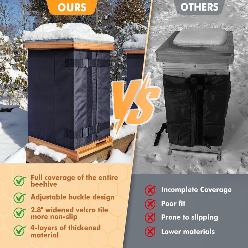 MayBee Winter Bee Hive Wrap for 10 and 8 Frame