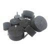JUNLIXN 10 Pcs Fiber Buffing Wheels - 1/4'' Shank Abrasive