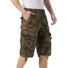 DGWZ Mens Cargo Shorts Elastic Waist Zipper Pocket Stretch Cotton