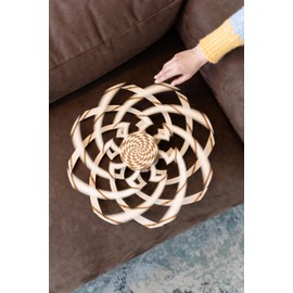 Wood Trick Hypnotic Vortex Kinetic Optical Illusion 3D Wooden Puzzles for Adults and Kids to Build - 20x20 in - Wooden Models Engineering DIY Project Mechanical 3D Puzzles Model Kits for Adults