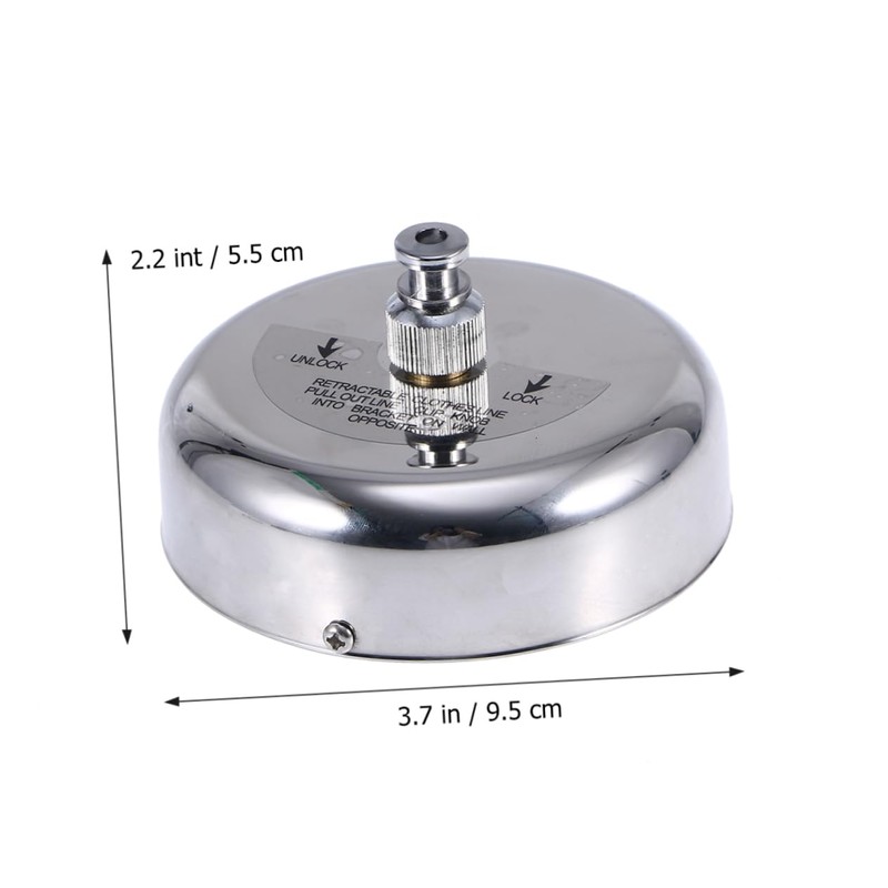 Outanaya Clothes Moisture Dryer Stainless Steel Housing Retractable Line 5kg