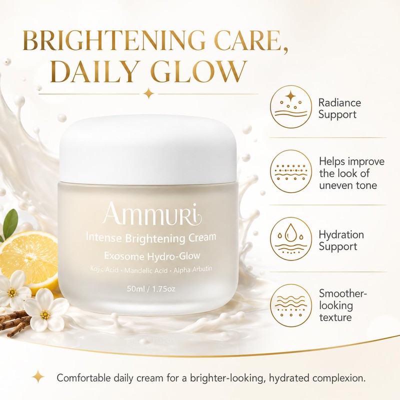 Ammuri Intense Brightening Cream with Exosome Technology - Kojic Acid,