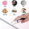 WORKPRO Folding Utility Knife Quick Change Box Cutter Pink Razor