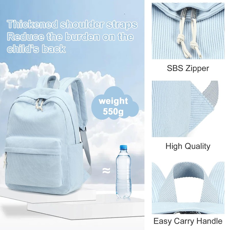 LOIDOU Backpack for Teenagers Girls Bookbags Children's Backpack Kids School