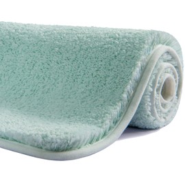 Sflxo Bath Mat, Non-Slip Bath Mat, Machine Washable Non-Slip Bath Mat, Soft, Water-Absorbent Bath Mats, Fluffy Microfibre Bathroom Rug
