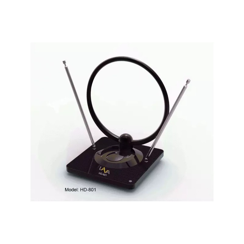 LAVA 75 mile LAVA HD-801 Indoor HDTV Antenna, Amplified 4K