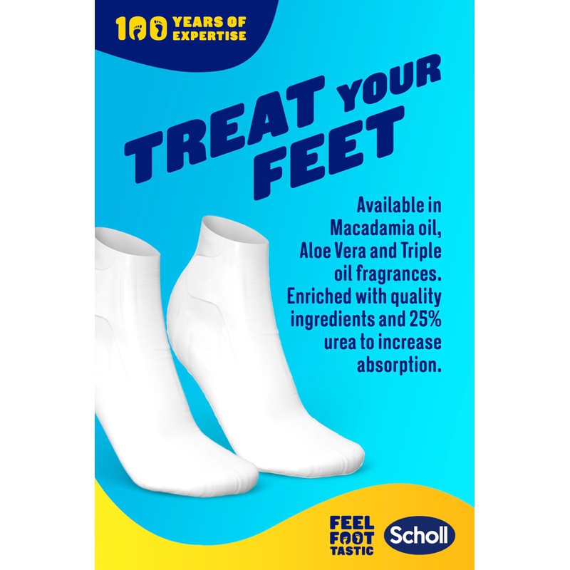 Scholl Dry Skin Footcare PediMask, 1 Pair Foot Sock Mask