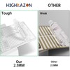 HIGHRAZON Baseball Coaches Clipboard, White Double-Sided Dry Erase Coach Clipboard,