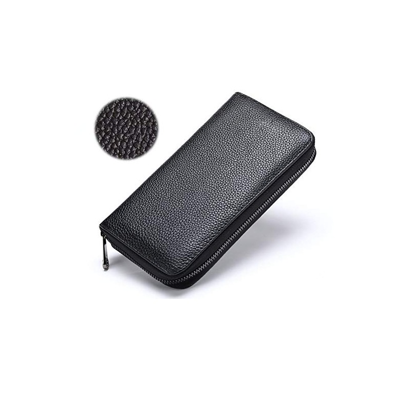 Passbook Case, Genuine Leather, Skimming Prevention, Large Capacity, Magnetic Protection,