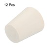sourcing map Rubber Tapered Plug 19mm to 25mm Solid Test
