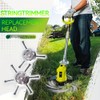 gitende Universal Steel Wire Grass Trimmer Head, 2025 Upgraded String