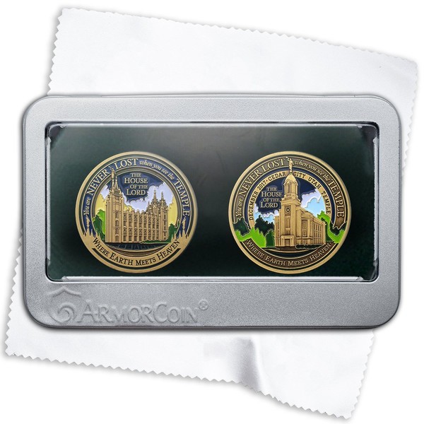 Armor Coin & Emblem - LDS Salt Lake Temple and
