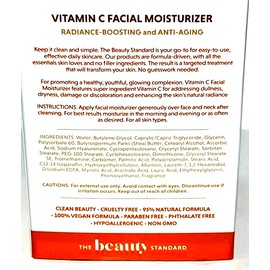 The Beauty Standard * VITAMIN C  * Radiance- Boosting * Anti-Aging - Moisturizer