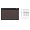 Solar Wall Light Warm Light IP67 Waterproof Multifunctional Eco Friendly