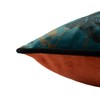 Paoletti Tropica Cheetah Cushion Cover, Teal, 45 x 45 cm