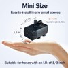 Automatic Small Sump Pump with Water Sensor, 8 FT Lift
