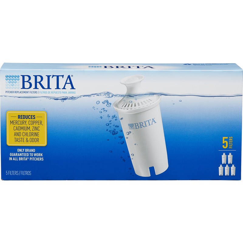 Brita Standard Water Filter, Standard Replacement Filters for Pitchers and