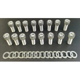 rod-speed-racing HEADER BOLTS STAINLESS STEEL KIT BBF BIG BLOCK FORD 429 460 CAR / F-SERIES TRUCK