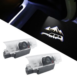 akarin 2 PCS LED Car Door Logo Lights Compatible for Land Cruiser 250 2023-present LC250 Courtesy Projector Laser Welcome Light Puddle Lamp Car Accessories (L3, LC250 2023-present)