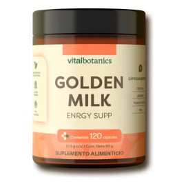 VITAL BOTANICS - Suplemento Alimenticio - Golden Milk con Cúrcuma, Jengibre, Pimienta Negra - 120 Cápsulas 500 mg - Multivitamínico Leche Dorada - 4  