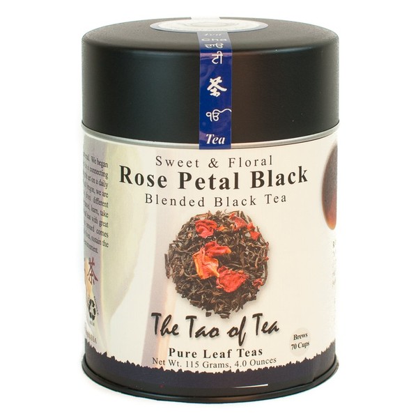 The Tao of Tea, Rose Petal Black Tea, Loose Leaf, 4-Ounce Tin (B001EPPE1K)
