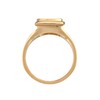 Kuzzoi 0607471521 Men's Signet Ring Solid (14 mm) Wide in