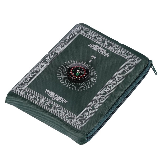 Praying Rug,Hitopin Travel Prayer Mat with Compass Pocket Sized Carry