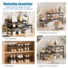 HI NINGER Set of 2 42-72 cm Expandable Cabinet Shelves,