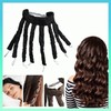 Portable Octopus Hair Curler Headband - 8-Claw Lazy Hair Roller for Large Waves, Model 4 Standard/6 Red 4ea