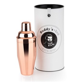 Buddy´s Bar Classic Bar Shaker High Quality 700ml Cocktail Shaker Food Safe Dishwasher Safe with Gift Box Polished Stainless Steel