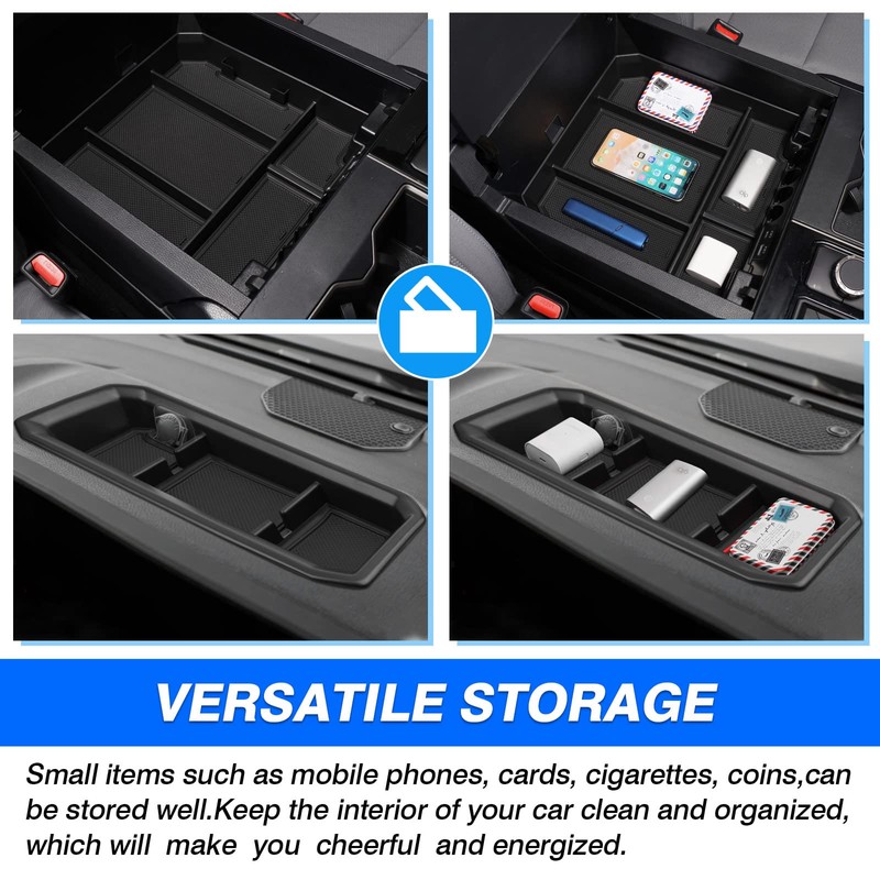 Autorder 2PCS Center Console Organizer for Toyota Tundra 2025 2024
