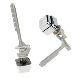 LiXiongBao Toilet Handle Tank Flush Lever,Push Button Toilet Tank Handle Replacement for Universal Side Mount Toilet Trip Lever Tank Flush Lever